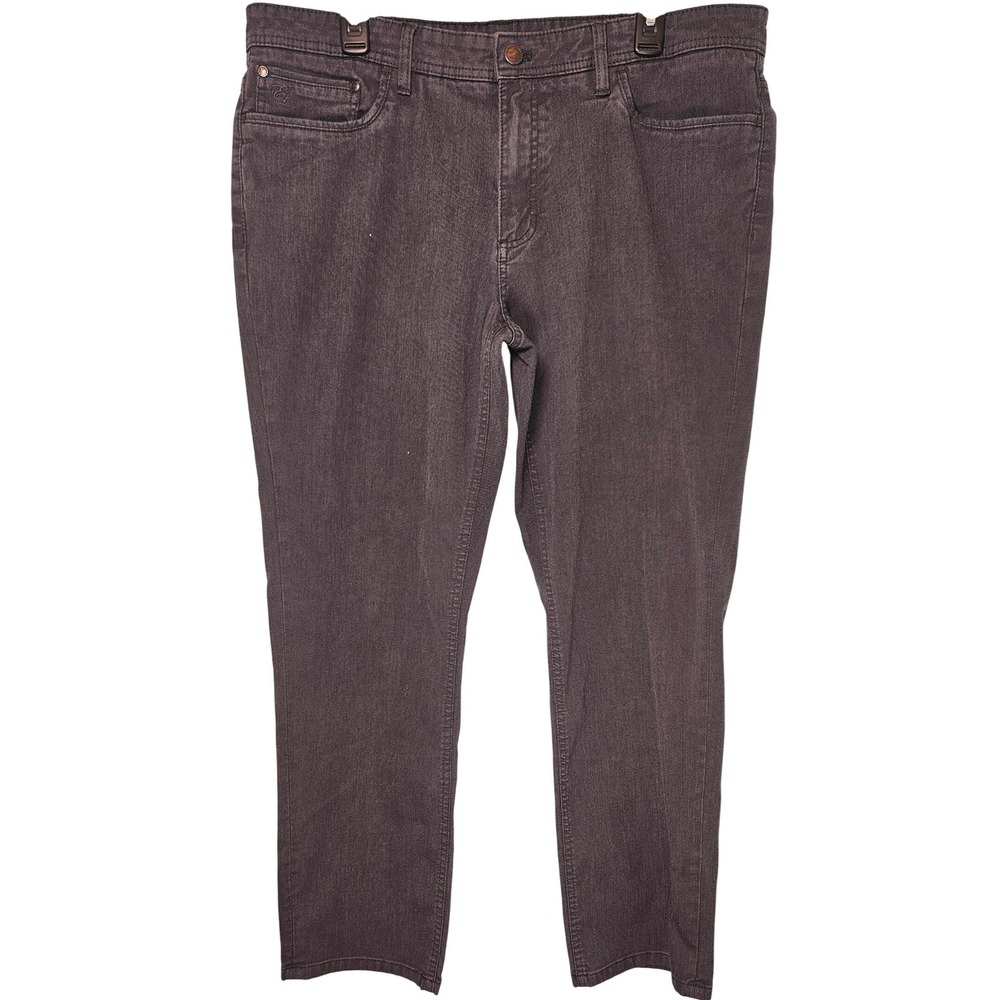 English Laundry Mens 38x32 Dark Grey 5-Pocket Straight Leg Pants Denim Style‎
